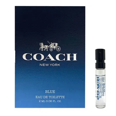 Coach Men's Blue Edt 0.06 oz Fragrances 3386460113786 In Transparent