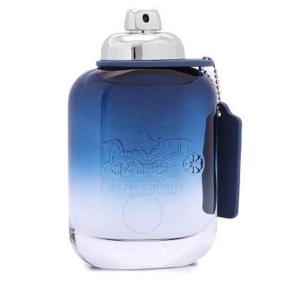 Coach Men's Blue Edt 3.4 oz (tester) Fragrances 3386460113731 In Black / Blue