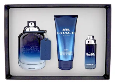 Coach Men's Blue Gift Set Fragrances 3386460170345