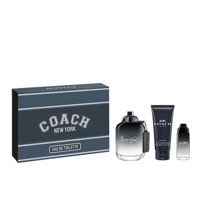 Coach Men's  New York Gift Set Fragrances 3386460170314 In Transparent