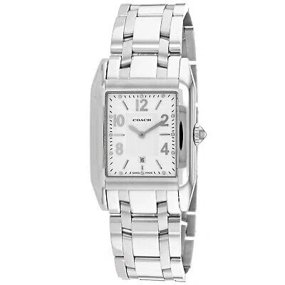 Pre-owned Coach Men's Commerce Root White Dial Watch - 14600490
