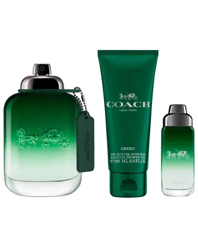 Coach Men's Green 3pc Set
