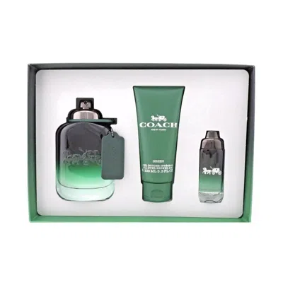 Coach Men's Green 3pcs Edt Gift Set Fragrances 3386460147378
