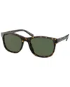 Coach Men's Hc8283u 55mm Polarized Sunglasses In Brown