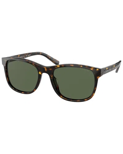 COACH COACH MEN'S HC8283U 55MM POLARIZED SUNGLASSES