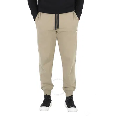 Coach Men's Olive Cotton Essential Joggers In Neutral