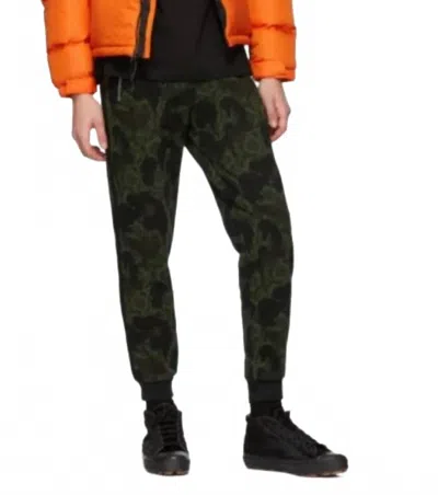 Coach Men's Wild Beast Track Pants In Black/olive In Green