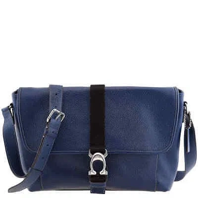 Pre-owned Coach Messenger & Shoulder Bags Cm379 Deb In Deep Blue