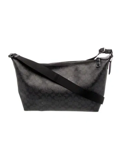 Pre-owned Coach Messenger Bag In Black