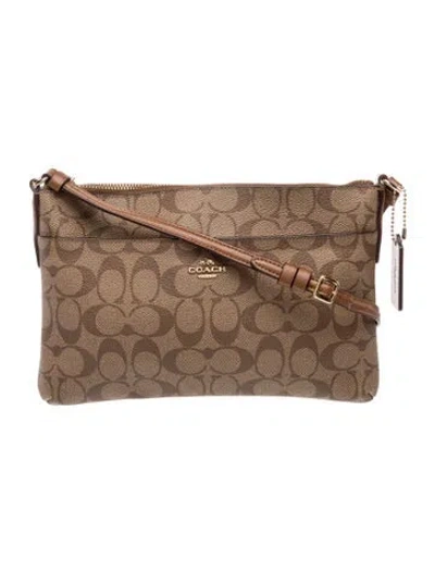 Pre-owned Coach Messenger Bag In Black