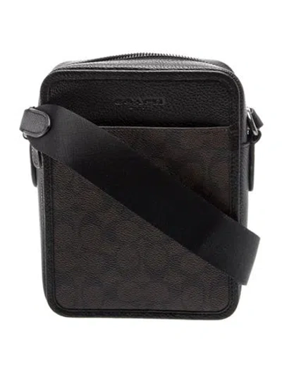 Pre-owned Coach Messenger Bag In Black