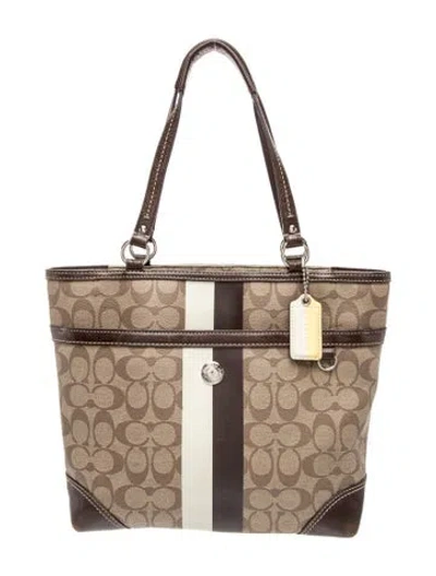 Pre-owned Coach Messenger Bag In Brown