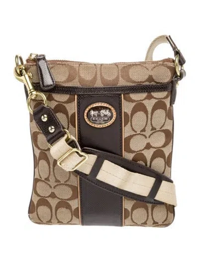 Pre-owned Coach Messenger Bag In Brown
