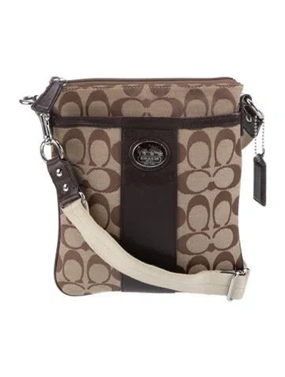 Pre-owned Coach Messenger Bag In Brown