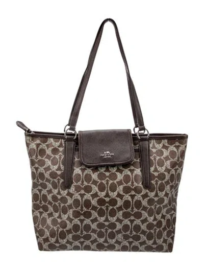 Pre-owned Coach Messenger Bag In Brown