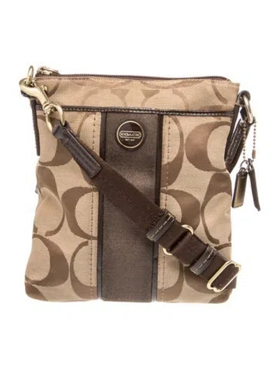 Pre-owned Coach Messenger Bag In Brown