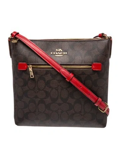 Pre-owned Coach Messenger Bag In Brown