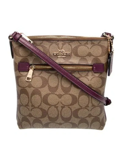 Pre-owned Coach Messenger Bag In Brown