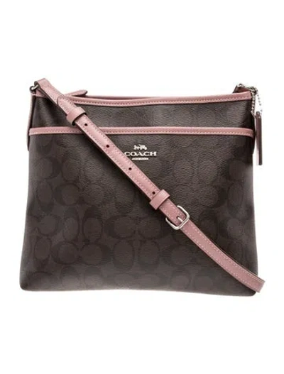 Pre-owned Coach Messenger Bag In Brown