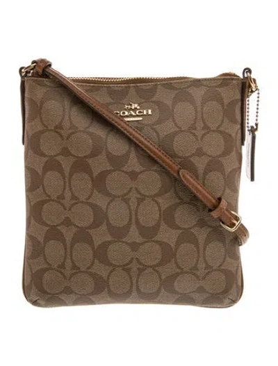 Pre-owned Coach Messenger Bag In Brown