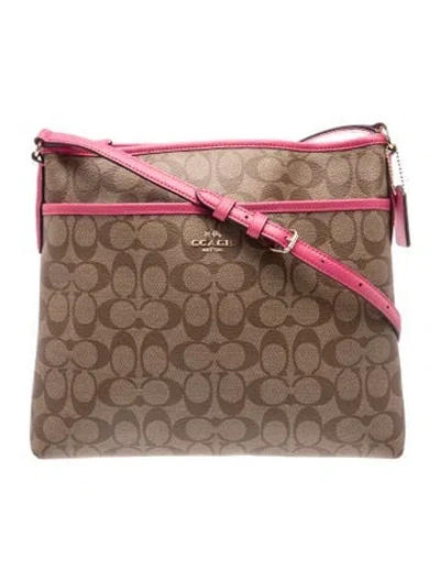 Pre-owned Coach Messenger Bag In Brown