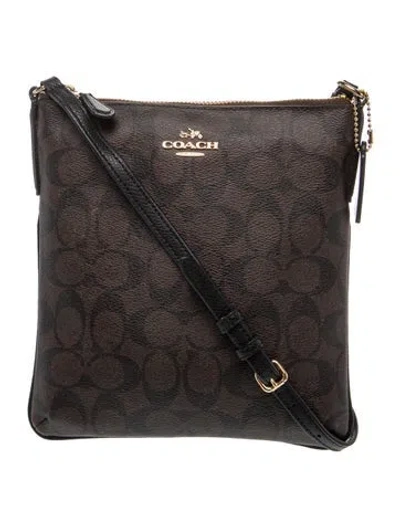 Pre-owned Coach Messenger Bag In Multi