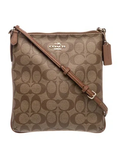 Pre-owned Coach Messenger Bag In Multicolor