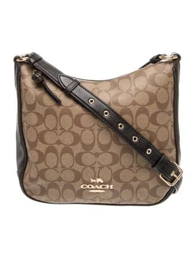 Pre-owned Coach Messenger Bag In Neutrals