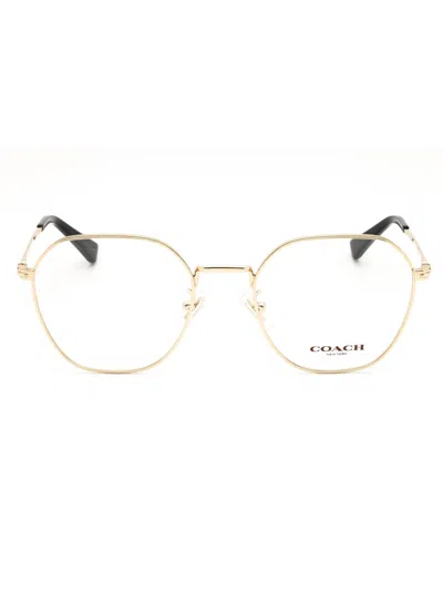 Coach Metal Round Men's Eyeglasses - Sleek Modern Design In Gold