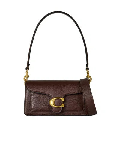 Coach Metallic Luster Shoulder Bag In Brown