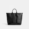 Coach Metropolitan Carryall In Signature Canvas In Charcoal