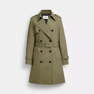 Coach Mid Trench In Green