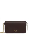 Coach Mila Cross Body Bag In Brown