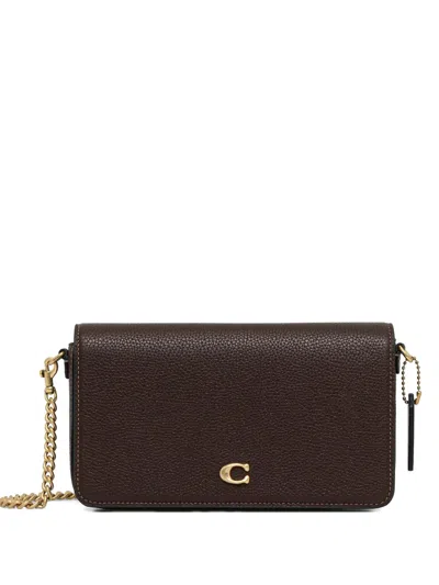 Coach Mila Cross Body Bag In Brown