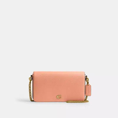Coach Mila Crossbody Bag With Signature Canvas In Orange