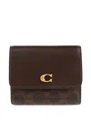 Coach Mila Logo Pattern Wallet In Neutral