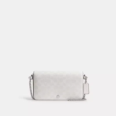 Coach Mila Crossbody Bag In Signature Canvas In White