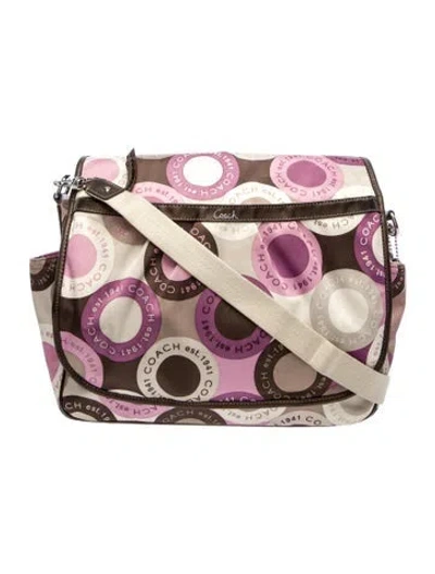 Pre-owned Coach Minaudière In Neutral