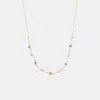 Coach Mini Block Letters Bead Necklace