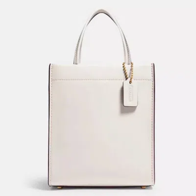 Coach Mini Cashin Tote In White