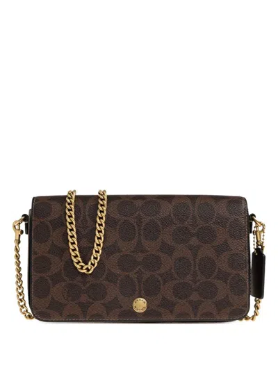 Coach Mini Crossbody Handbag In Brown