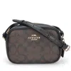 Coach Mini Jamie Shoulder Bag Pvc Leather In Brown