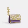 Coach Mini Klare Bag Charm With Blocked Floral Print
