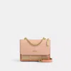 Coach Mini Klare Crossbody Bag In Colorblock Signature Canvas In Beige