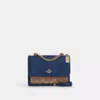 Coach Mini Klare Crossbody Bag In Signature Canvas In Blue