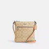 Coach Mini Rowan File Bag In Signature Canvas In Pink