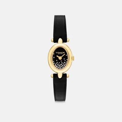 Coach Mini Sammy Watch In Black
