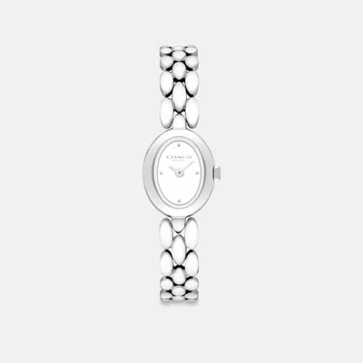 Coach Mini Sammy Watch In Silver