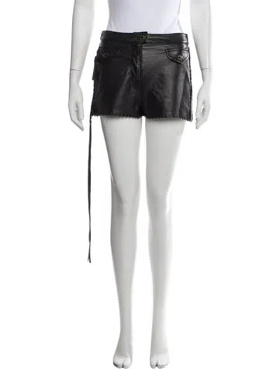 Pre-owned Coach Mini Shorts In Black