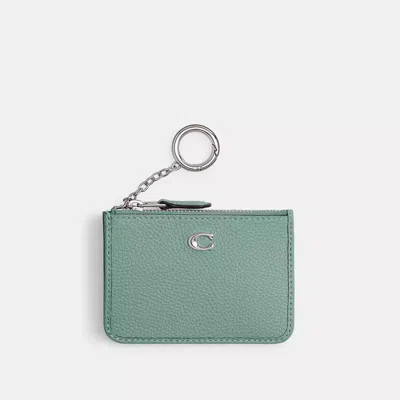 Coach Mini Skinny Ausweisetui In Blue